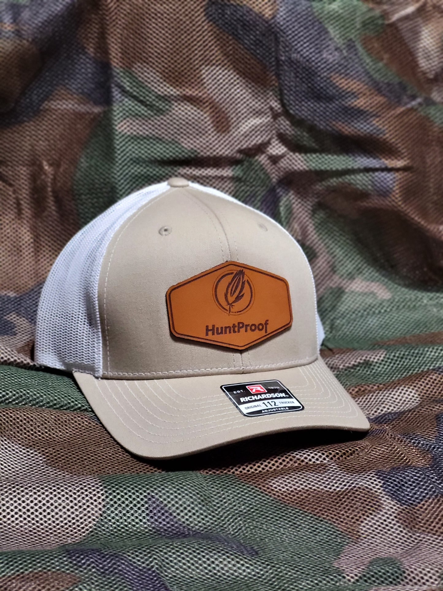 Tan/White patch Richardson #112