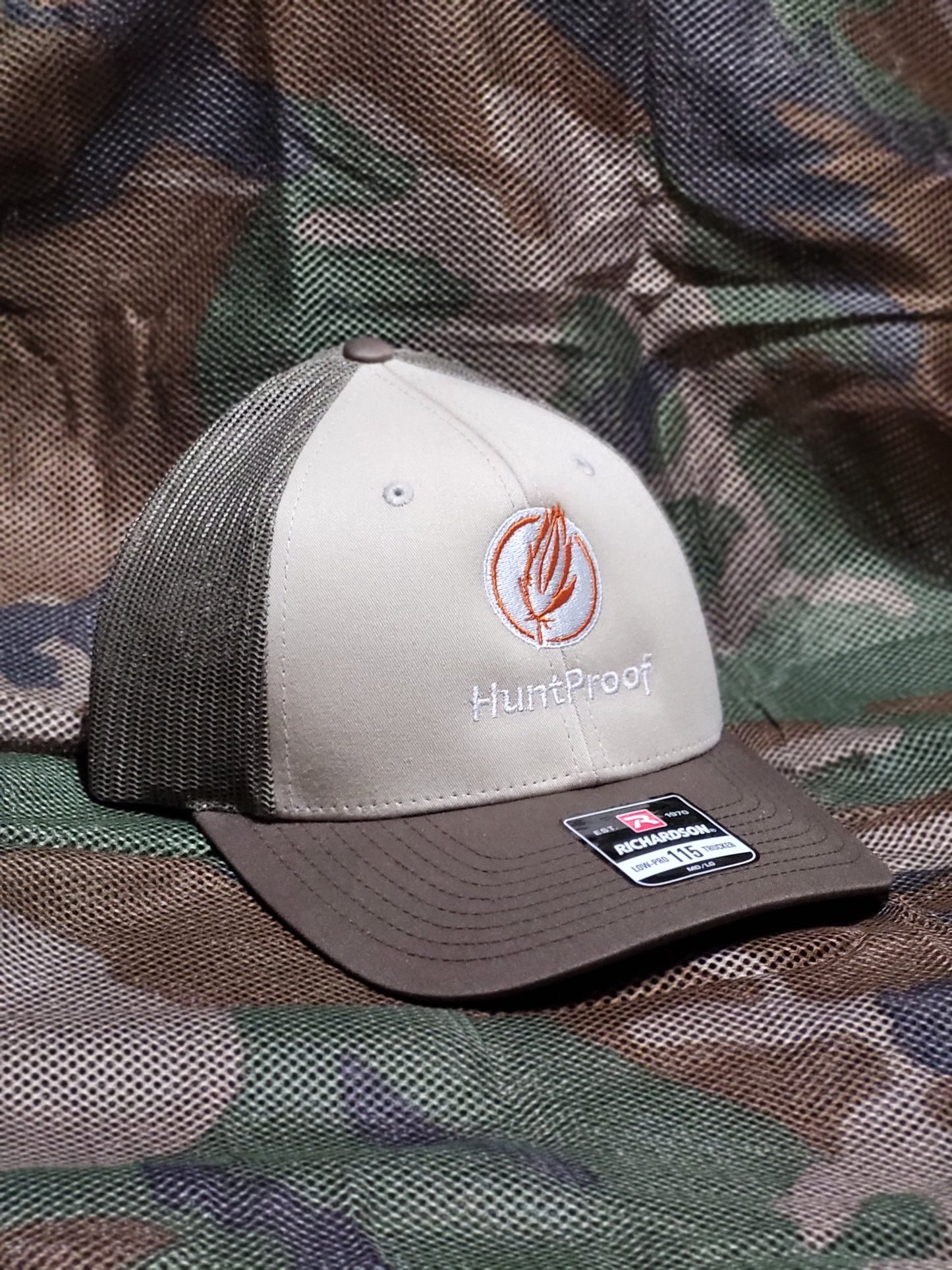 Brown/Tan/Green embroidery Richardson #115